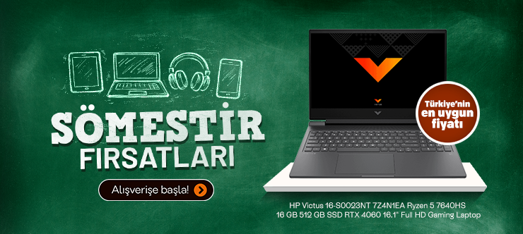 HP Victus Sömestr Fırsatları