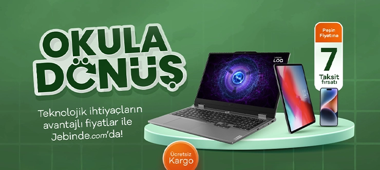 Okula Dönüş - Teknolojik ihtiyaçların avantajlı fiyatlar ile Jebinde.com'da!