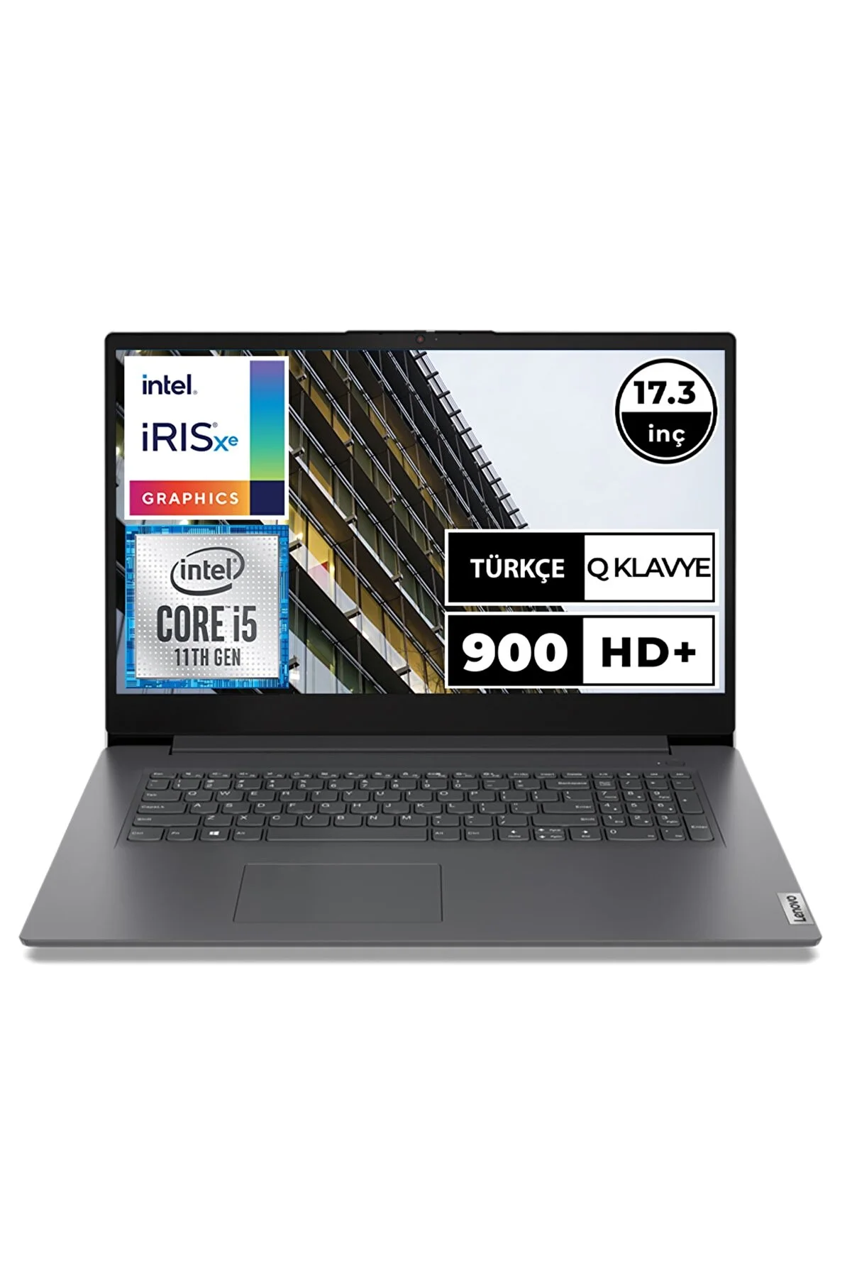 Lenovo V17 I5 17.3" 8GB 1TB HDD + 256SSD Freedos Laptop 82NX00F5TX
