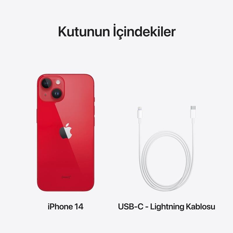 iPhone 14 256 Gb Akıllı Telefon Kırmızı