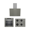 Beko Buhar Destekli Manhattan Gri Ankastre Set (BDE 6062 G - BFC 631 G - BOCD T 6510 EG)