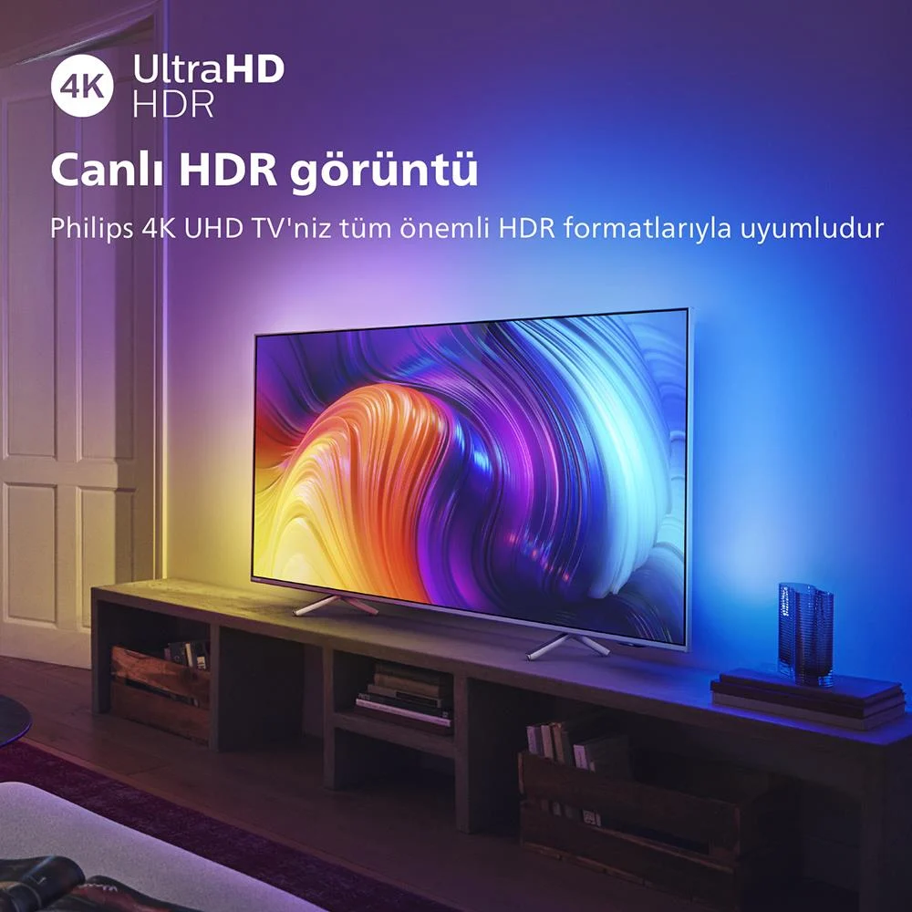 Philips 58PUS8507 58" 146 Ekran Android Smart Ambilight The One 4K Ultra HD