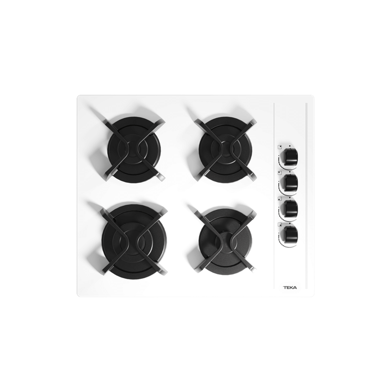 Teka GBC 64002 KBC WH Beyaz Cam Ankastre Ocak
