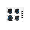 Teka GBC 64002 KBC WH Beyaz Cam Ankastre Ocak