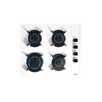 Teka GBC 64002 KBC WH Beyaz Cam Ankastre Ocak