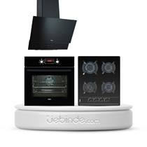 Teka Chef 7 Ankastre Set (HAK 627 BK Fırın + GBC 64002 KBC BK Ocak + TVT 60.1 Siyah Davlumbaz)