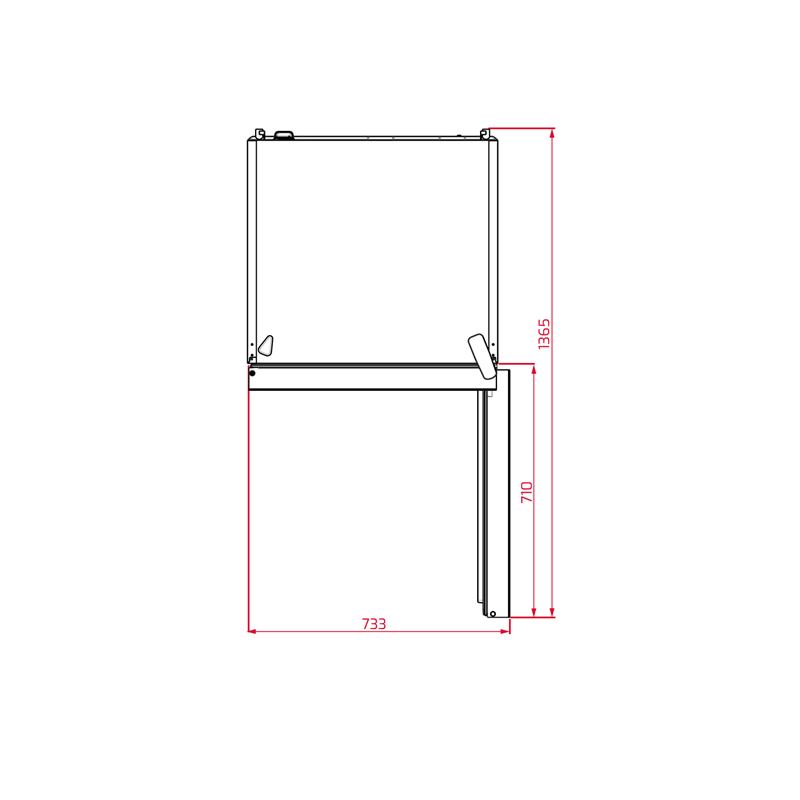 Teka RBF 78720 GBK Siyah Cam Kombi No Frost Buzdolabı