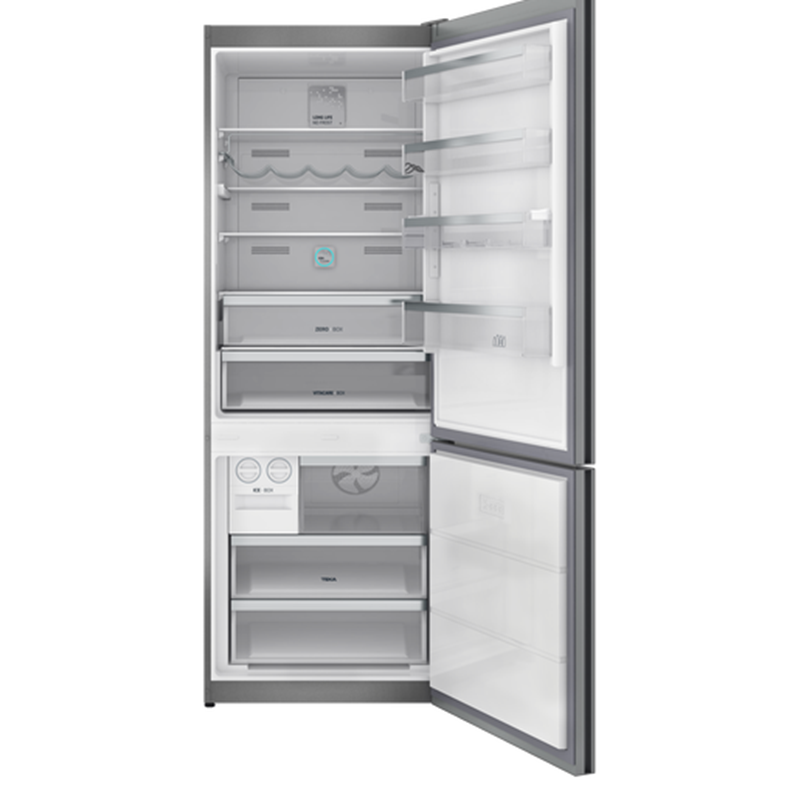 Teka RBF 78720 GBK Siyah Cam Kombi No Frost Buzdolabı