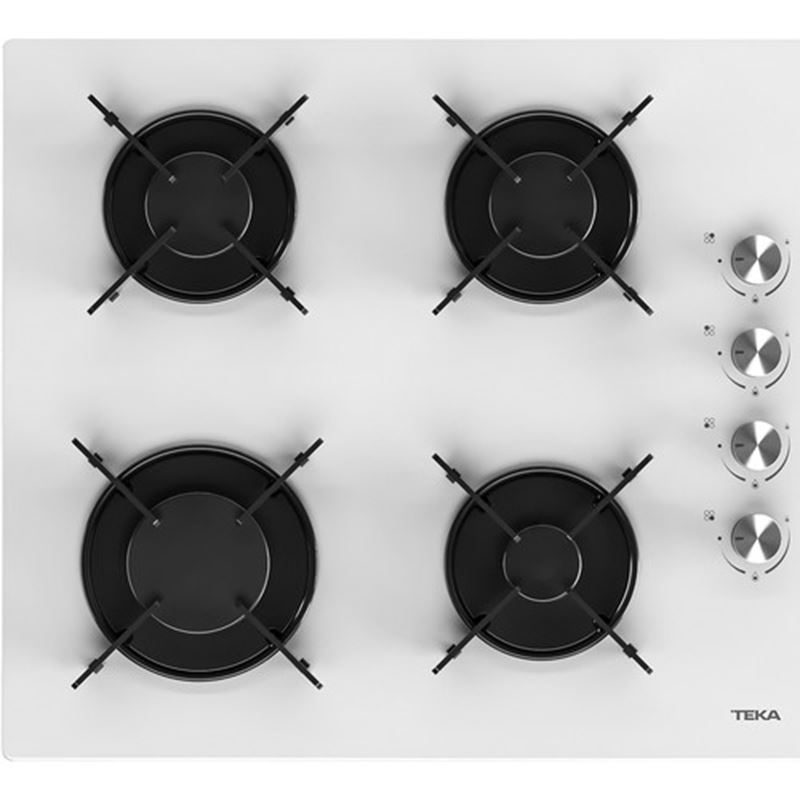 Teka HEL LUX 60 4G AI AL L Beyaz Cam Ankastre Ocak