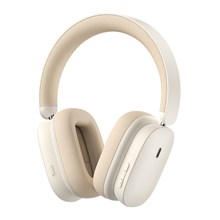 Baseus Bowie H1 Kulak Üstü Bluetooth Kulaklık Krem ürün görseli