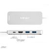 Minix 240GB SSD'Lİ usb çoklayıcı (usb-c multiport ssd storage hub) gümüş NEO-S2SI