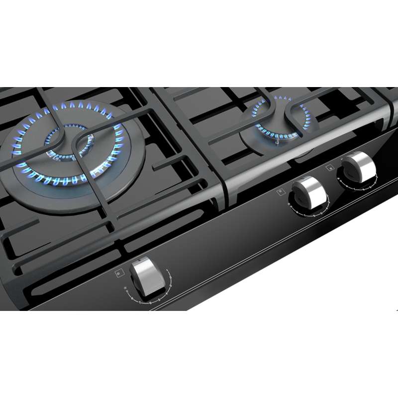 Teka GZC 95320 XBC Wok Gözlü Siyah Cam Ankastre Ocak