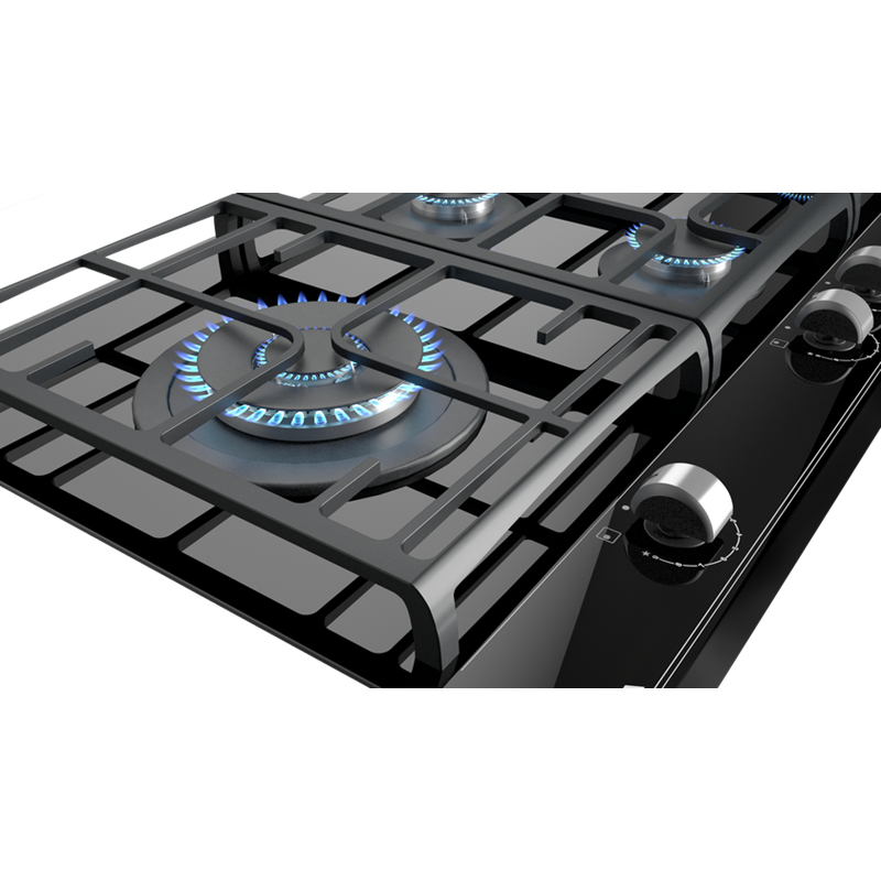 Teka GZC 95320 XBC Wok Gözlü Siyah Cam Ankastre Ocak