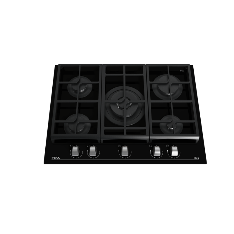 Teka GZC 75330 XBC BK (E4) ExactFlame Teknolojili Cam Gazlı Ocak