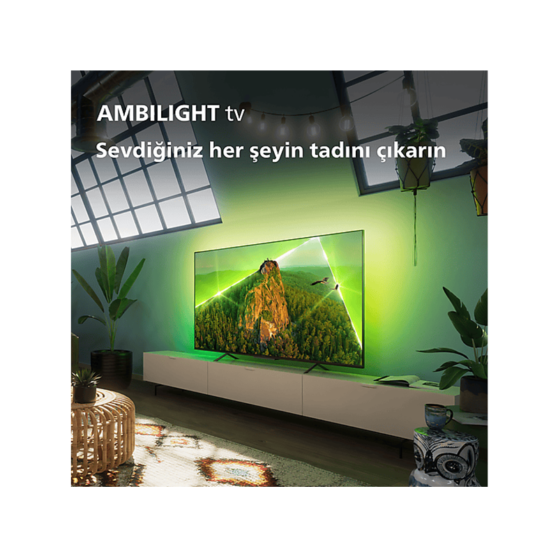 Philips 43PUS8108/62 43 inç 108 Ekran Uydu Alıcılı Smart 4K UHD Ambilight LED TV