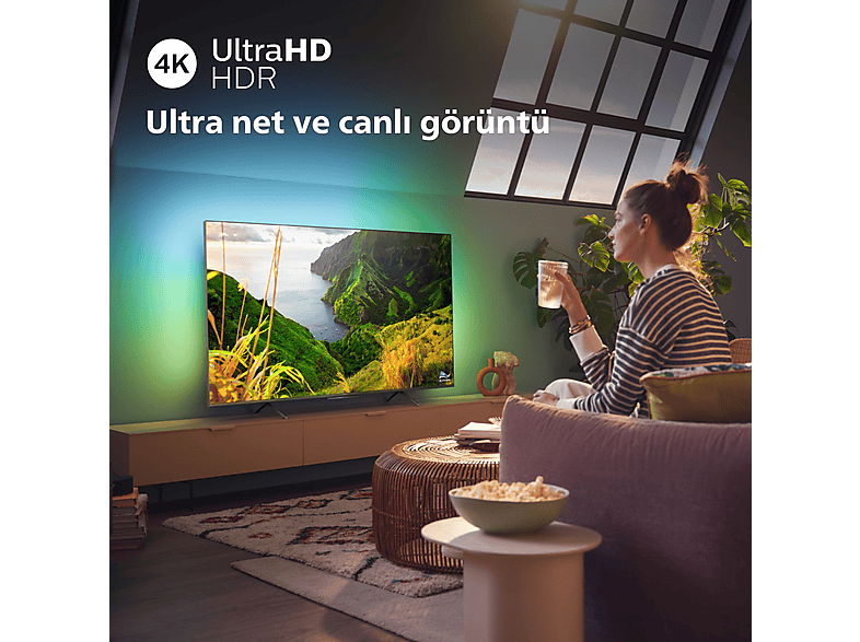 Philips 43PUS8108/62 43 inç 108 Ekran Uydu Alıcılı Smart 4K UHD Ambilight LED TV
