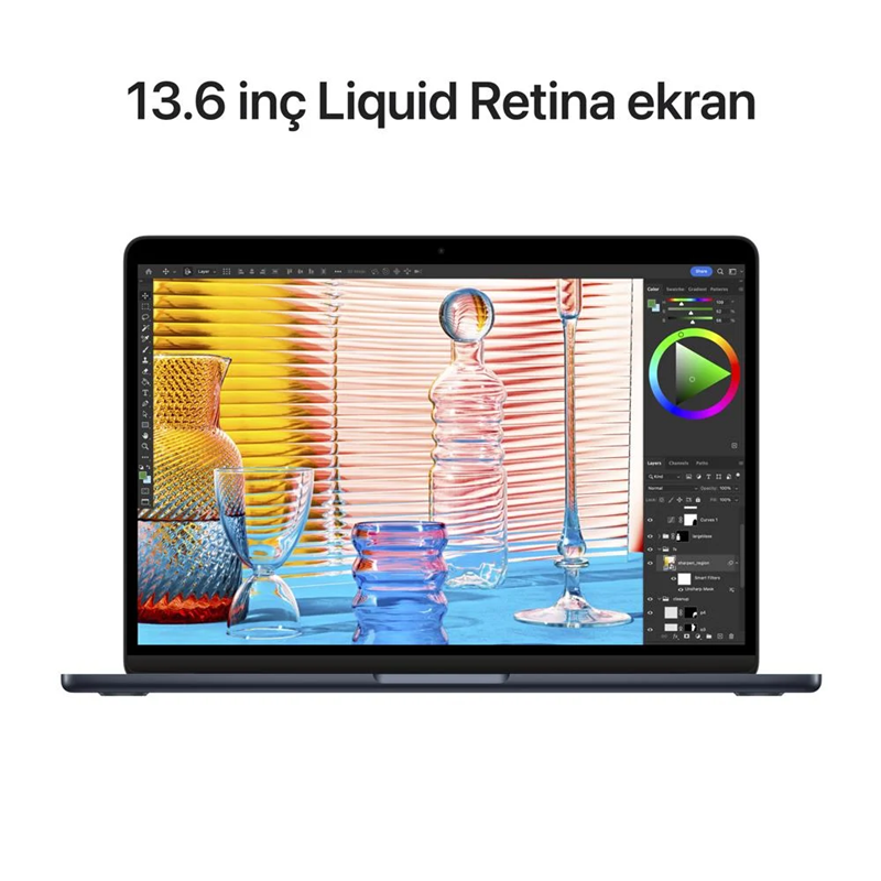 Macbook Air M2 8 GB 256 GB SSD 13.6" Gece Yarısı - MLY33TU/A