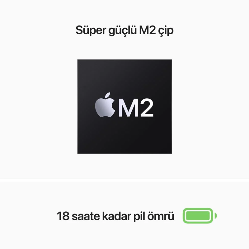 Macbook Air M2 8 GB 512 GB SSD 13.6" Yıldız Işığı MLY23TU/A