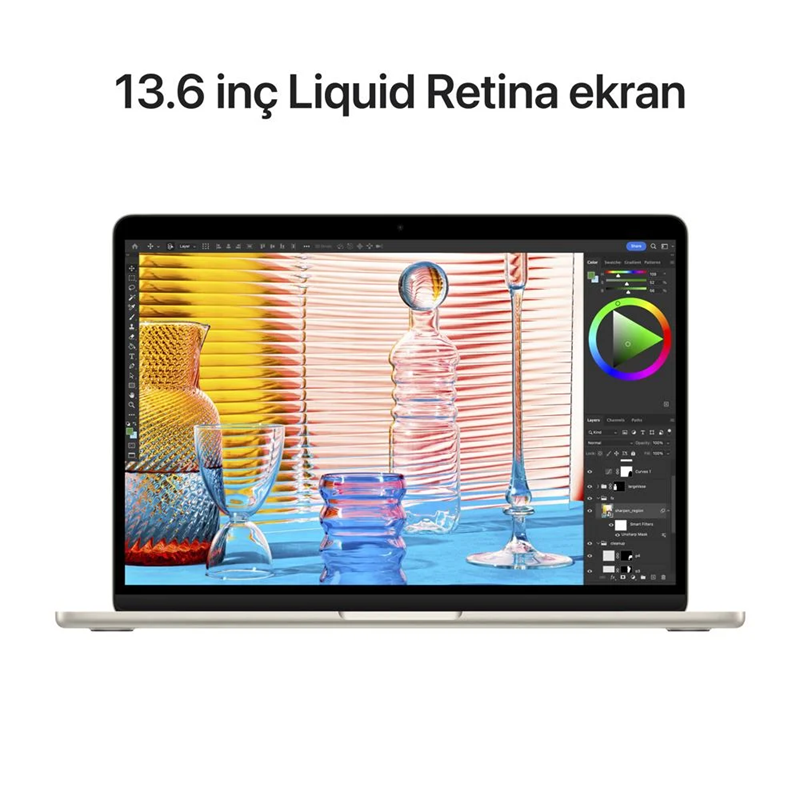 Macbook Air M2 8 GB 512 GB SSD 13.6" Yıldız Işığı MLY23TU/A