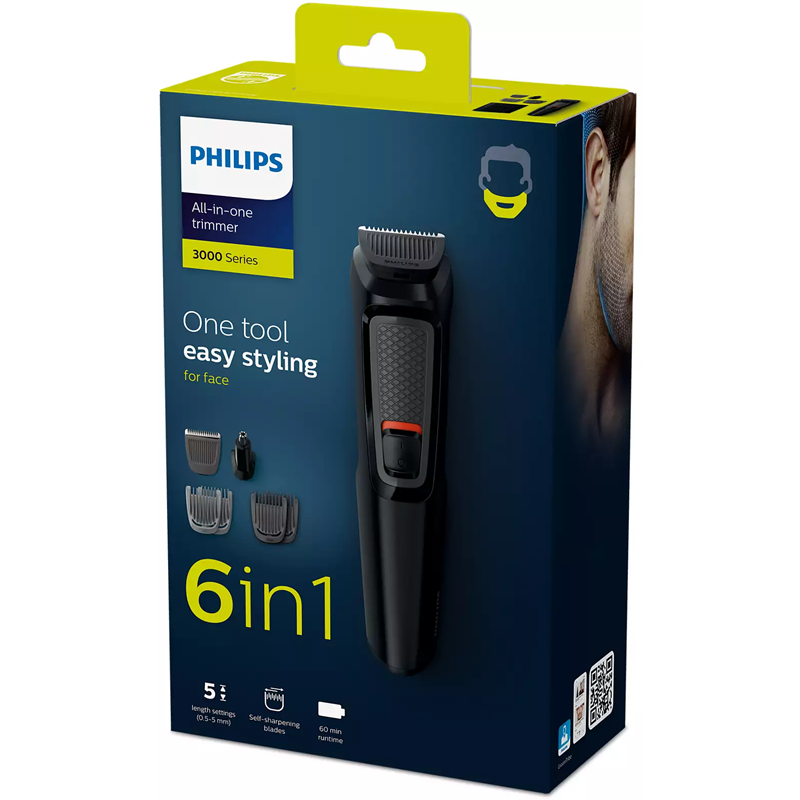 Philips Multigroom 3000 Serisi MG3710/15 6'sı 1 Arada Erkek Bakım Seti