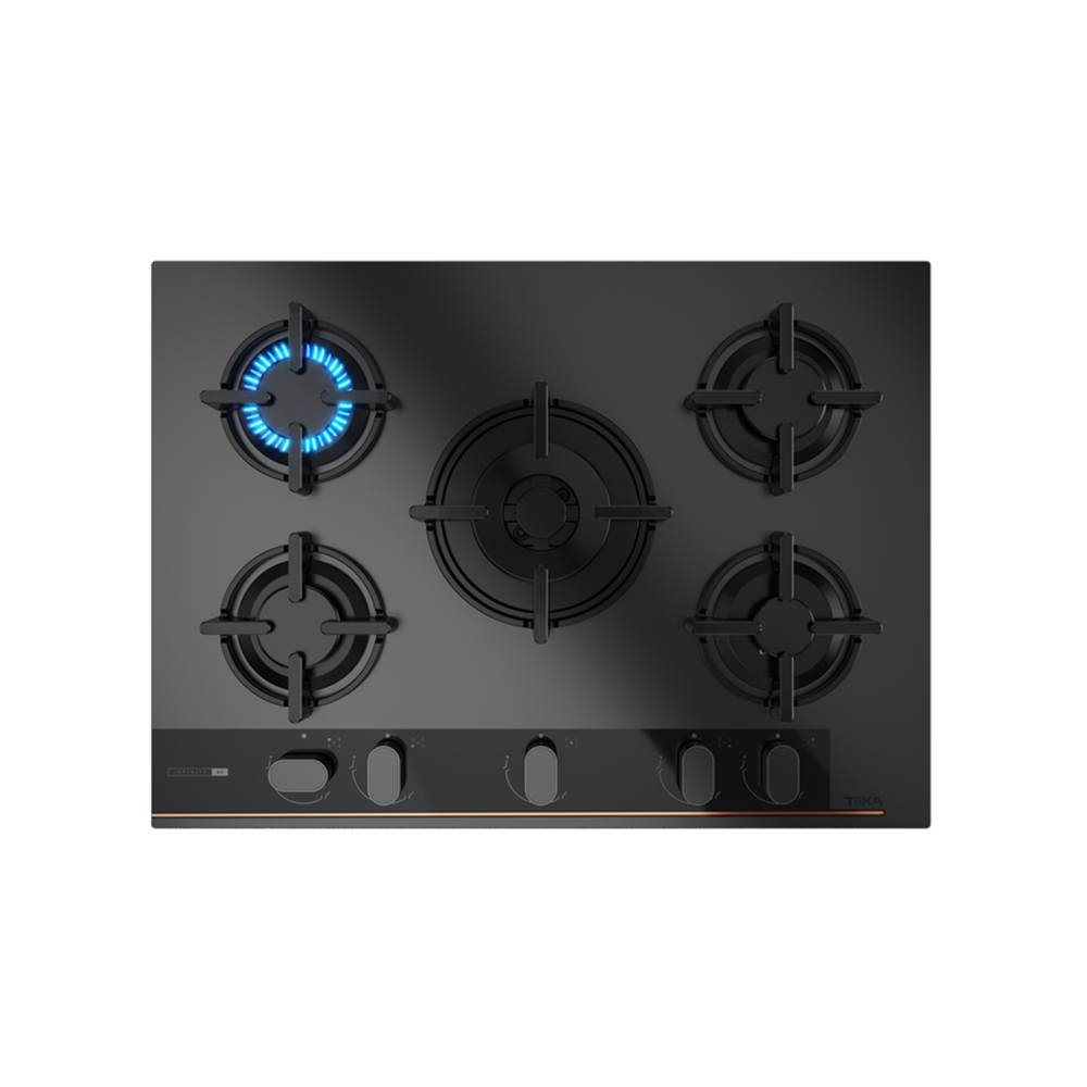 Teka GBC 75 G1 GB Infinity G1 Wok Gozlu Siyah Cam Ankastre Ocak