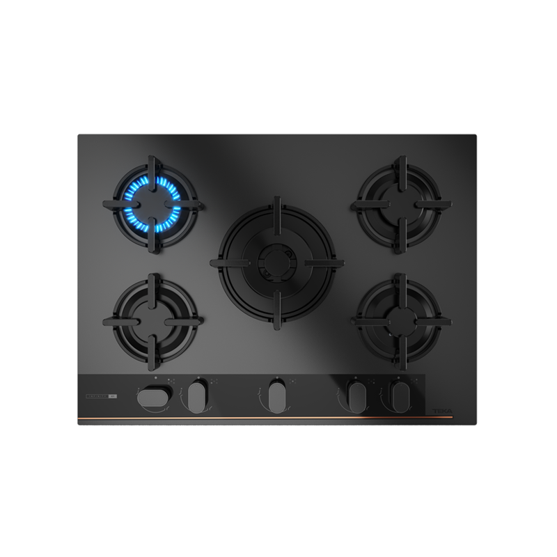 Teka GBC 75 G1 GB Infinity G1 Wok Gozlu Siyah Cam Ankastre Ocak