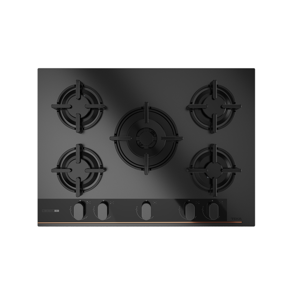 Teka GBC 75 G1 GB Infinity G1 Wok Gozlu Siyah Cam Ankastre Ocak