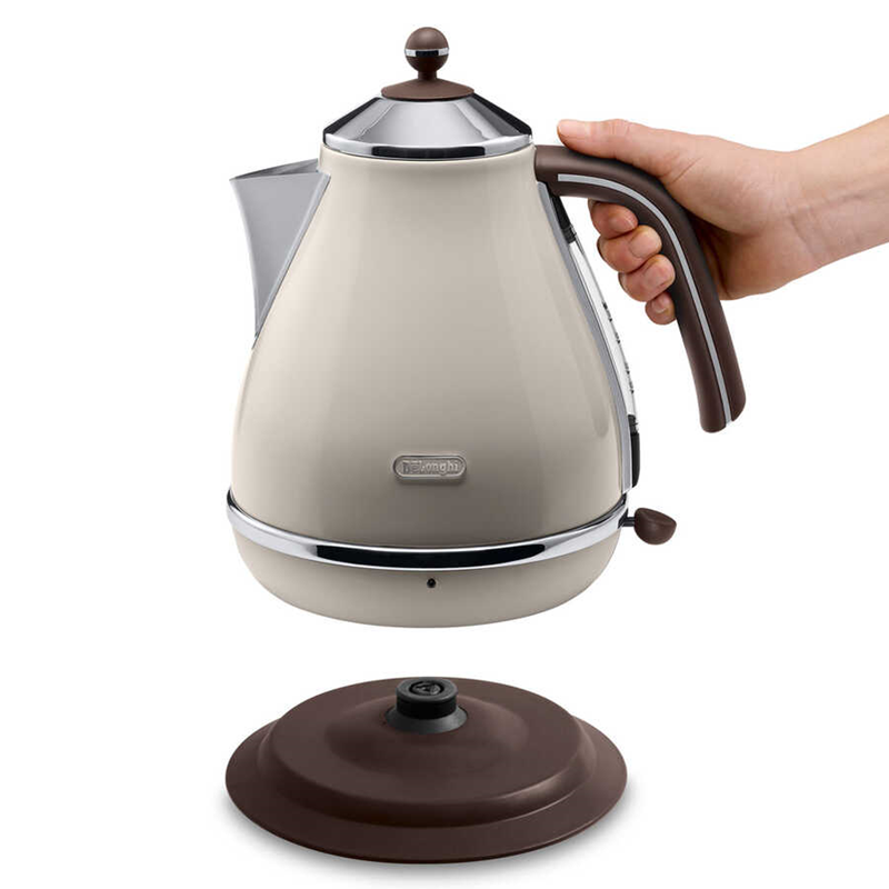 Delonghi KBOV 2001.BG Icona Vintage Krem 2000 W 1.7 lt Çelik Kettle