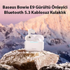 Baseus Bowie E9 TWS Kulak İçi Bluetooth Kulaklık Beyaz