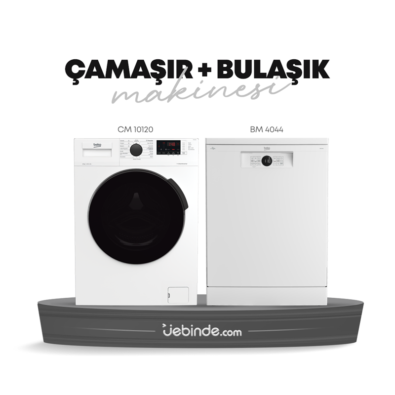 Beko 2 li Çamaşır ve Bulaşık Paketi-5 (CM 10120 + BM 4044)