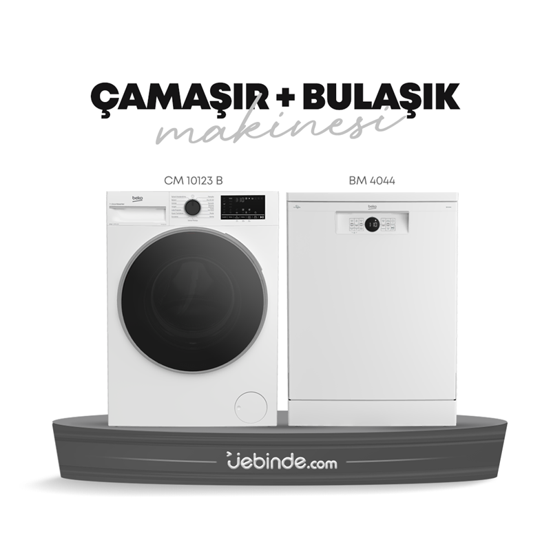 Beko 2 li Çamaşır ve Bulaşık Paketi-6 (CM 10123 B + BM 4044)