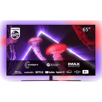 Philips 65OLED807 65" 164 Ekran Uydu Alıcılı Android Smart 4 Taraflı Ambilight 4K Ultra HD OLED TV