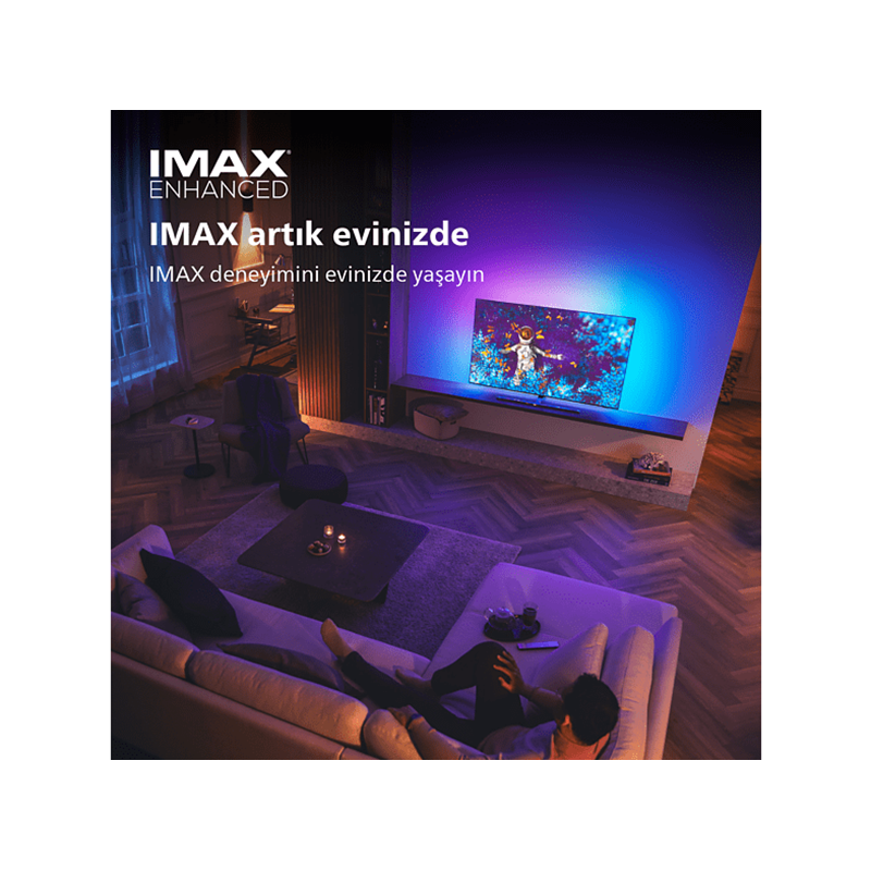 Philips 65OLED807 65" 164 Ekran Uydu Alıcılı Android Smart 4 Taraflı Ambilight 4K Ultra HD OLED TV