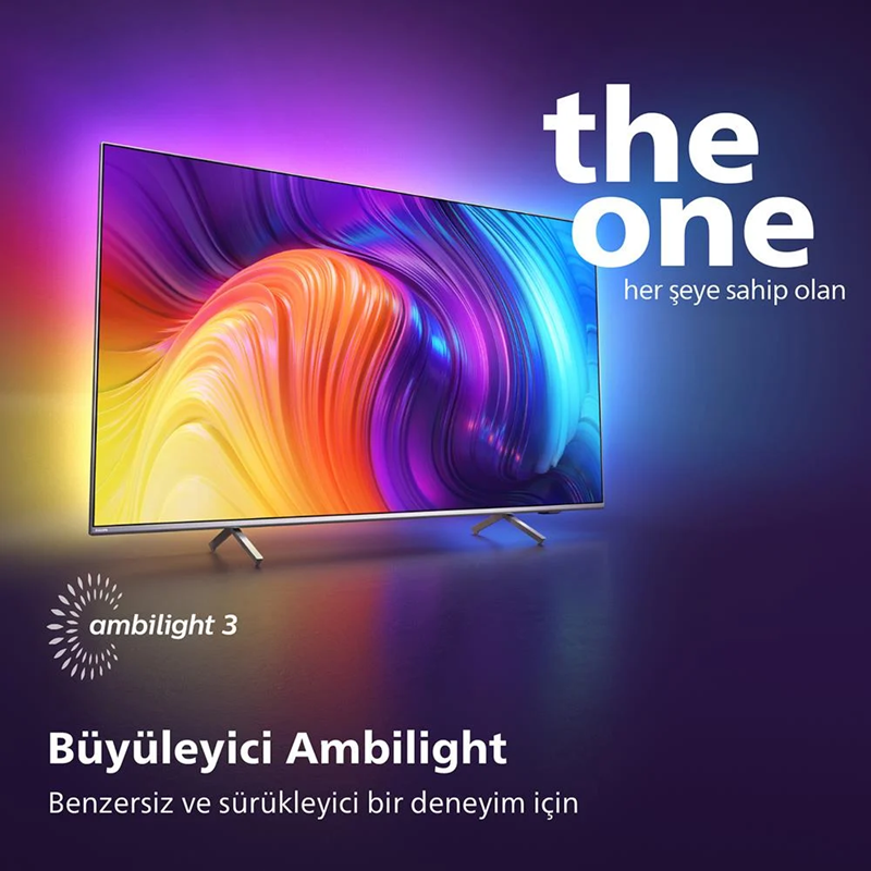 Philips 50PUS8507 50" 126 Ekran Android Smart Ambilight The One 4K Ultra HD