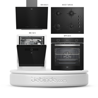 Beko Yeni Siyah Cam Şıklık Dörtlü Ankastre Set (BBC 160 S+BDE 6062 S+BFC 430 S+BOCD T 6510 ES)