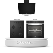 Beko Siyah Süper Cam Ankastre Set (ADE 62540 S + BFC 321 S + BOCD T 6510 ES) ürün görseli