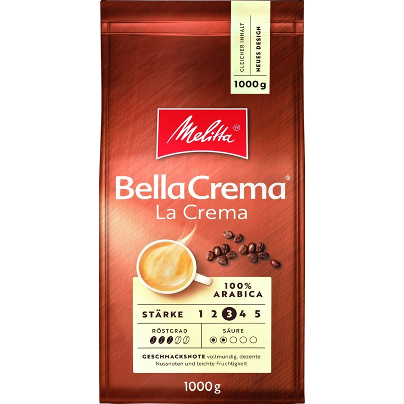 Melitta BellaCrema LaCrema Çekirdek Kahve 1KG