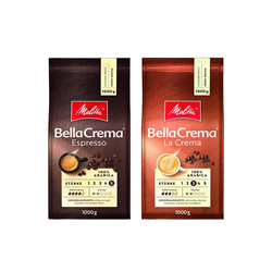 Melitta BellaCrema LaCrema Çekirdek Kahve 1KG BellaCrema Espresso Çekirdek Kahve 1KG 2'li Set