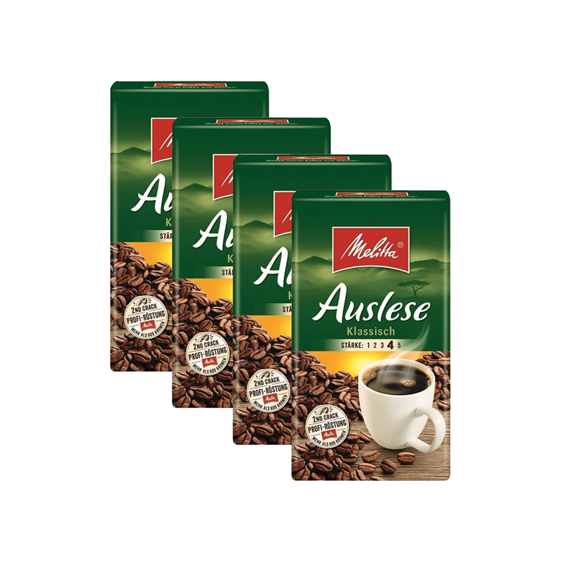 Melitta Auslese Classic Öğütülmüş Kahve 4X500G 4'lü Set