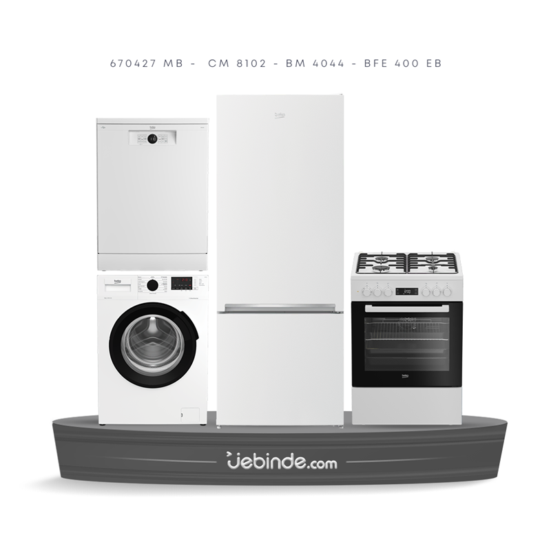 Beko 4 lü Bahar Çeyiz Paketi-3 (670427 MB + CM 8102 + BM 4044 + BFE 400 EB)