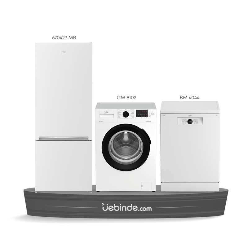 Beko 3 lü Bahar Çeyiz Paketi-9 (670427 MB + CM 8102 + BM 4044)