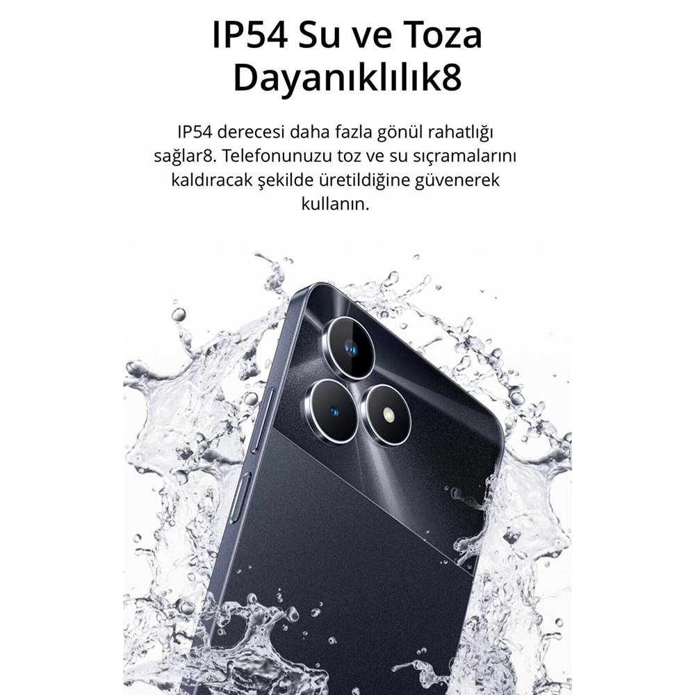 Realme Note 50 (RMX3834) 4GB+128GB Gece Yarısı | Jebinde