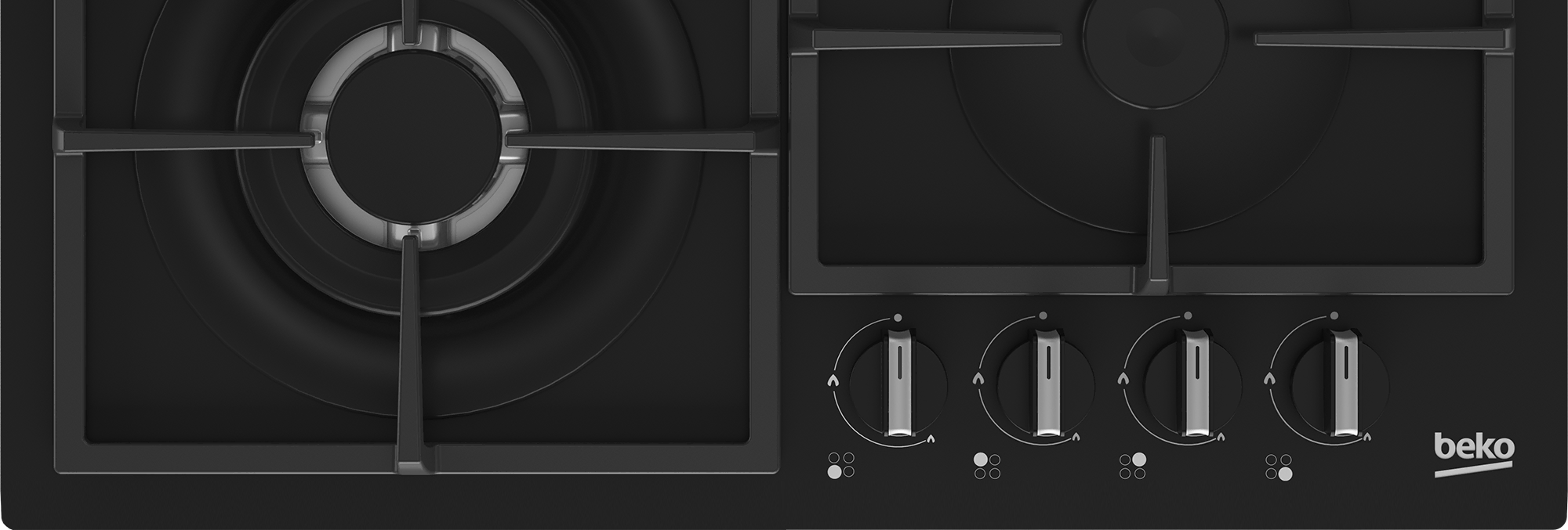 Beko BOCD DA 6020 DWS Gazlı Cam Tablalı Ocak