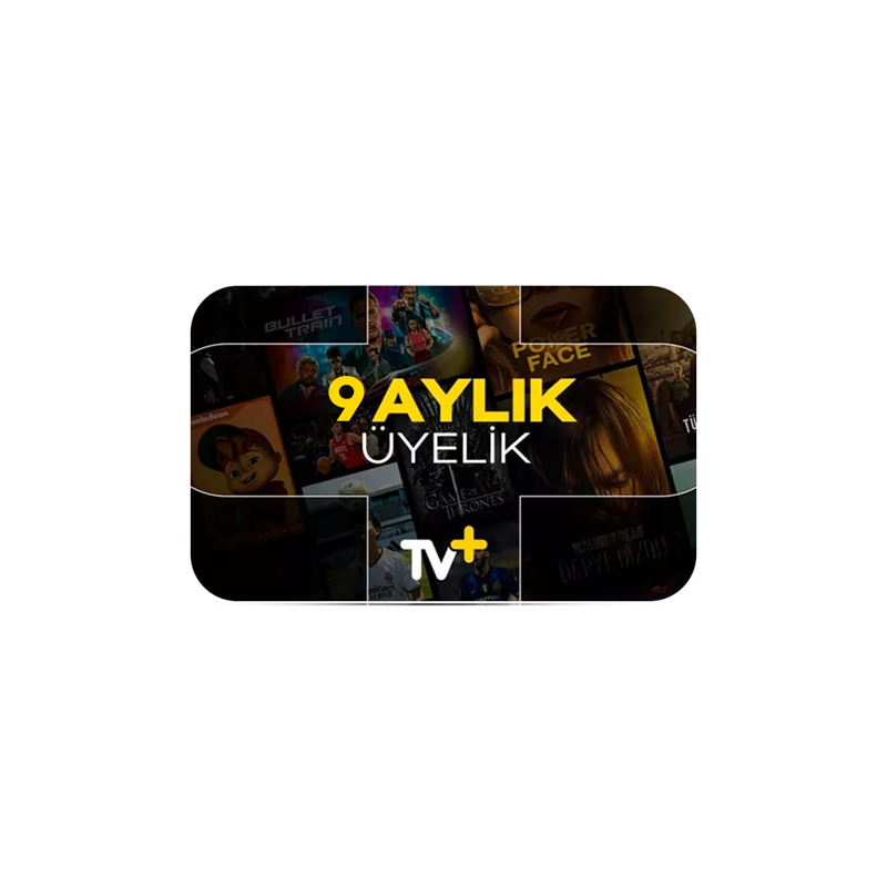 Turkcell TV+ Premium 9 Aylık Dijital Üyelik