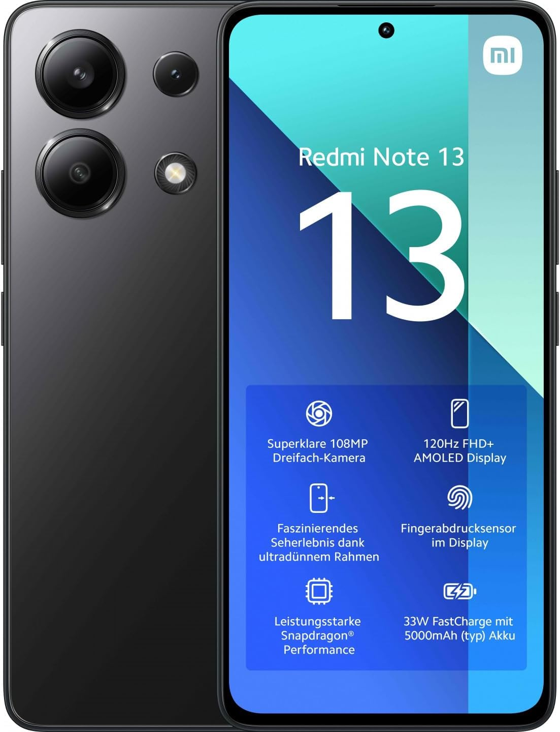 REDMİ NOTE 13 8GB/256GB AKILLI TELEFON SİYAH