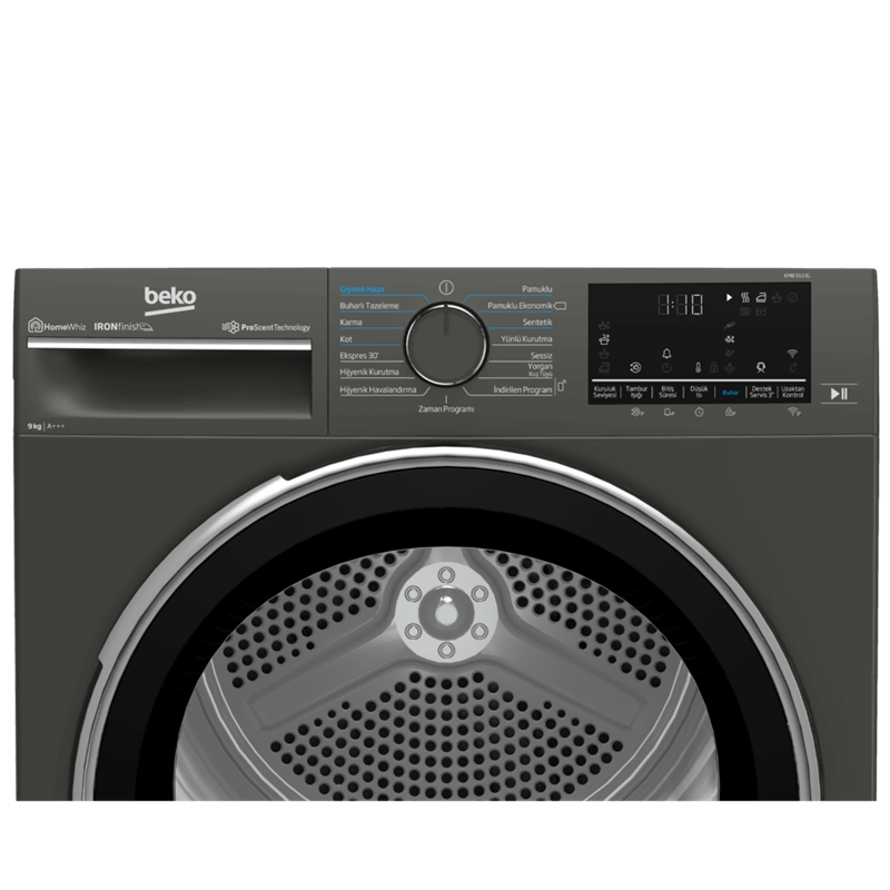 Beko KMB 910 IG Kurutma Makinesi (Ironfinish Kolay Ütüleme Özelliği)
