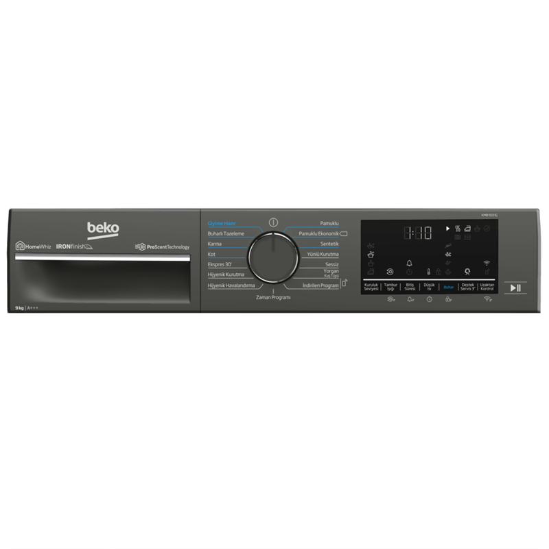 Beko KMB 910 IG Kurutma Makinesi (Ironfinish Kolay Ütüleme Özelliği)