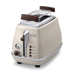 Delonghi Icona Vintage CTOV2103.BG Ekmek Kızartma Makinesi Krem