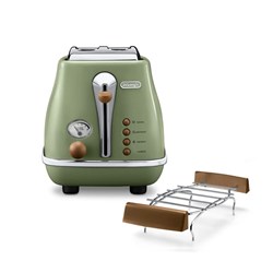 Delonghi Icona Vintage Ekmek Kızartma Makinesi CTOV2103.GR Yeşil
