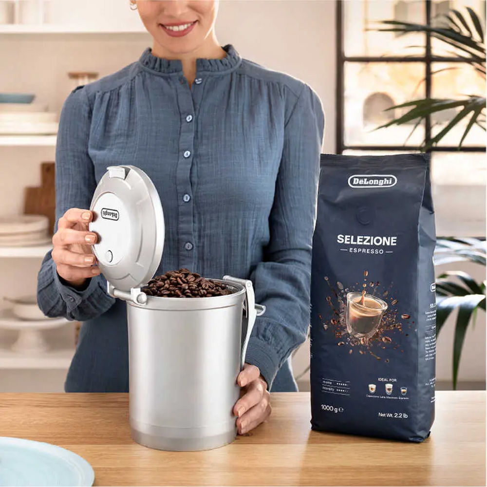 Delonghi DLSC068 Vakumlu Kahve Saklama Kabı 1.5 L | Jebinde